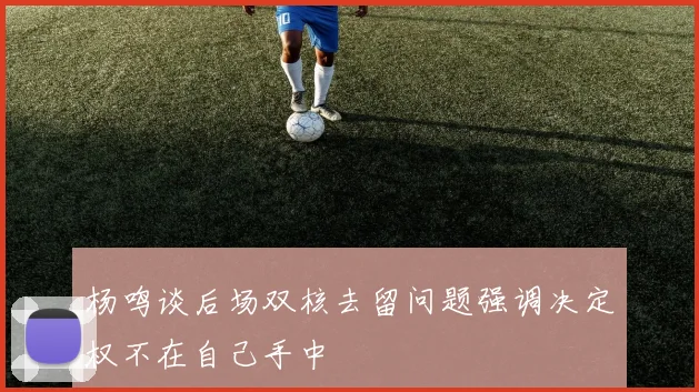 杨鸣谈后场双核去留问题强调决定权不在自己手中