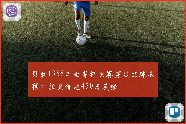 贝利1958年世界杯决赛穿过的球衣预计拍卖价达450万英镑